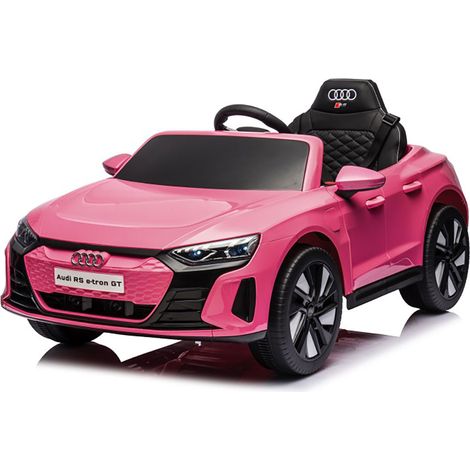 Macchina Elettrica per Bambini 12V Licenza Ufficiale Audi RS E-Tron GT con Telecomando Rosa (1/5)