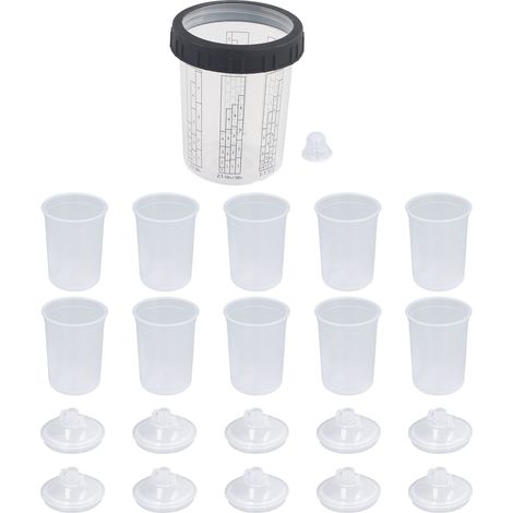 Tasse de Pulvérisation Jetable 350ml pour Revêtements Professionnels (1/5)