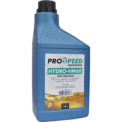Olio Idraulico 1 Lt HM-68 PROSPEED - per Muletti, Presse, Macchine Agricole, ecc