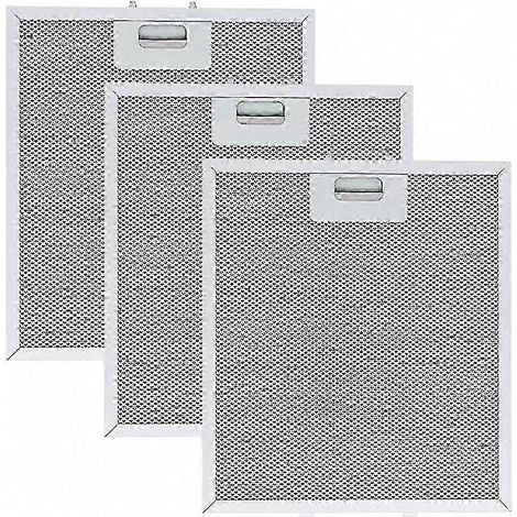 Jenn Air W10169961A Dunstabzugshaubenfilter, 3-teilig, 12 x 10,5 Zoll Ersatzfilter, Aluminiumgewebe für die Belüftung (1/5)