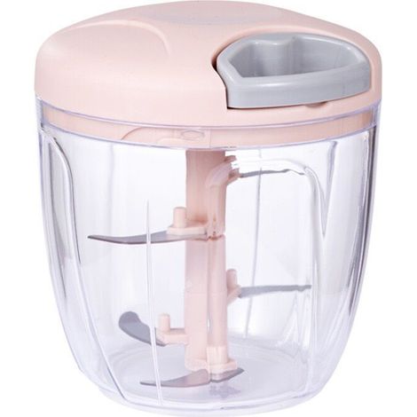 Râpe-légumes - Manuel - 5 Lames Acier Inoxydable - Bol 900 Ml - Antidérapant - Pour Cuisine Maison Pique-nique Camping - 1 Pièce (1/5)