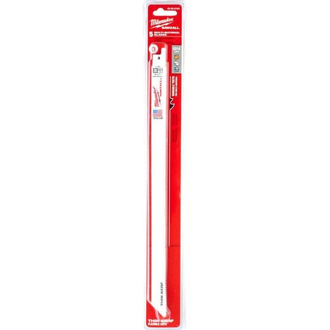 Lama de sierra Milwaukee Brzeszczot S 300 mm bi metal (1/2)