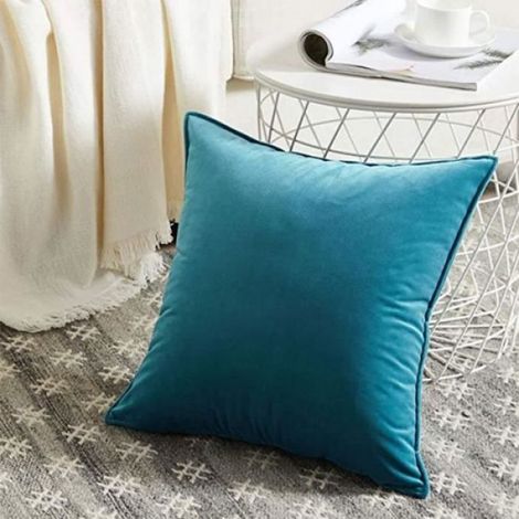 Taie Doreiller - 50x50 cm - Polyester - Pour Coussin De Canapé Ou Oreiller - Lot De 2 (1/4)