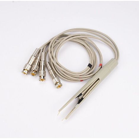 Pince de test SMD pour pince Kelvin avec 4 câbles de test BNC pour multimètre LCR (1/4)