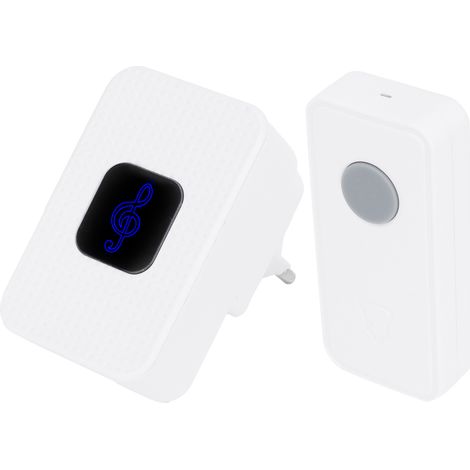 Sonnette sans fil étanche IP55 pour maison, cour, villa, UE, AC110-260V (1/5)