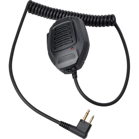 Two Way Remote Radio Microphone Portable Shoulder Speaker Microphone with 3.5mm Headphone Jack Compatible with DP1400 CP040 GP300 XT420 XT460 (1/5)