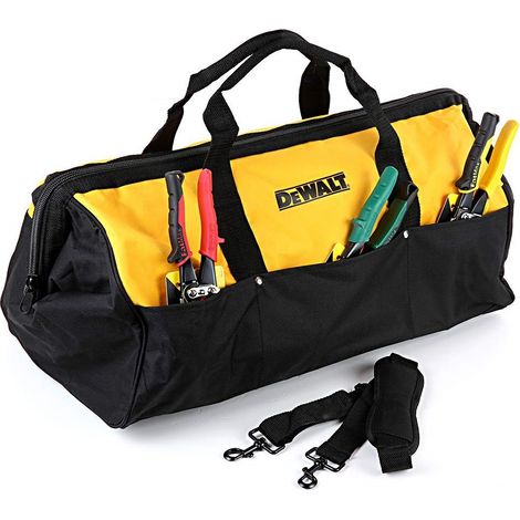 Dewalt DE9883 60cm 24"" Hard Bottom Heavy Duty Tough Toolbag Duffel Tool Bag (1/6)