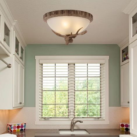 3-Licht Retro Geweihlampe Deckenleuchte Deckenlampe Kronleuchter Harz Hirsch Hirschgewei Geweih Hirschgeweih Pendelleuchte Neu Deckenlampen Licht HäNgelampe Mit Antler Decken Leuchte