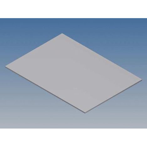 Pannello in alluminio per 10003 / mc 22 - grigio argento - 77 x 55 x 1 mm