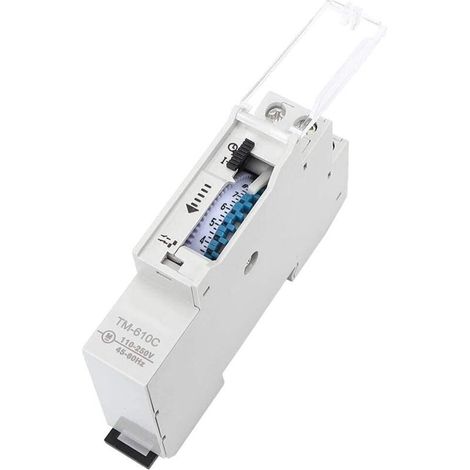 Interrupteur horaire de Rail Interrupteur de Commande de synchronisation de Rail DIN Intelligent Relais de minuterie TM610C 220V pour réverbère (1/5)