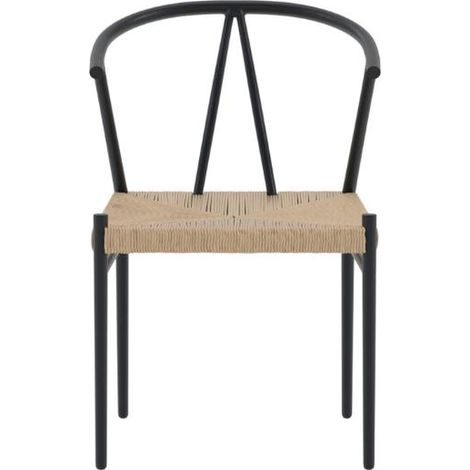 Alfons chaise de jardin noir. (1/4)