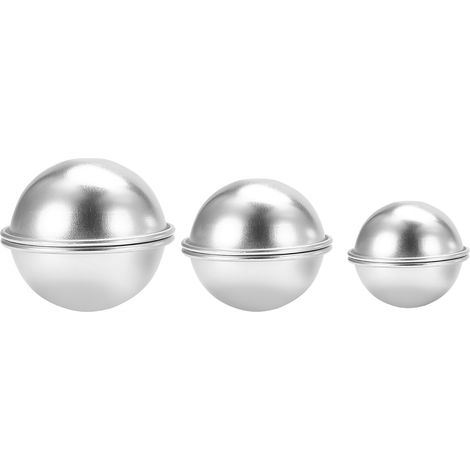 Handgefertigte Badebombenform aus Aluminiumlegierung, DIY-Werkzeug für Kuchen und Kosmetik, Set zur Herstellung von sprudelnden Badebomben, kreative Gebäckform (1/5)