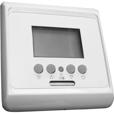 Pluggit Regulador de ambiente electrónico, blanco, para PM900W / PM830WE / PM840WE, PMBTW