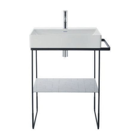 Insert en verre DU dans les consoles métalliques DuraSquare 003115+16 Cubic line
