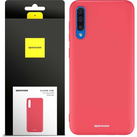 Funda de silicona Spacecase para Galaxy A50 roja (1/5)