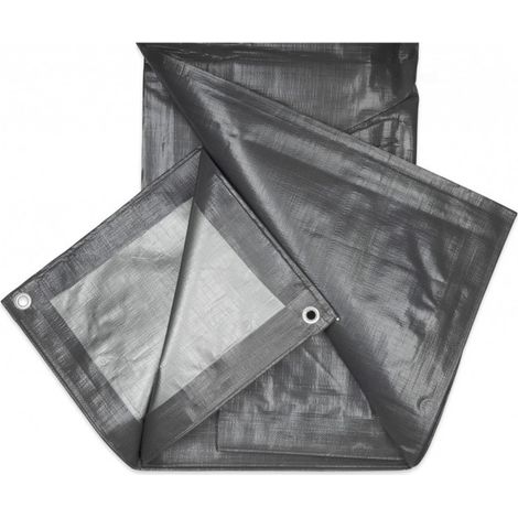 Bâche renforcée Grise 2x3m 200g