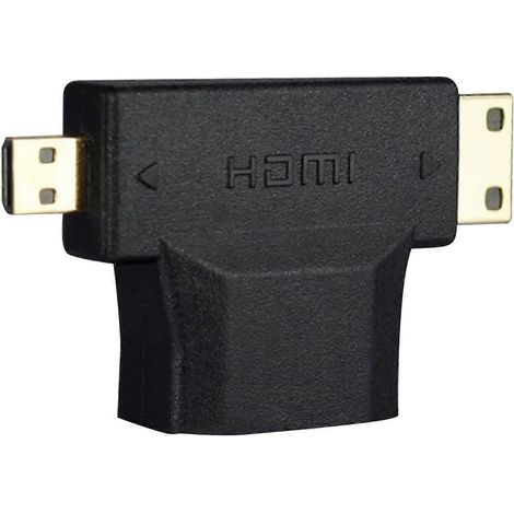 Adaptateur Mini HDMI, résolution 1080p, conception modulaire anti-stress, portable et pratique, compatible avec les téléviseurs HD et les projecteurs. (1/5)