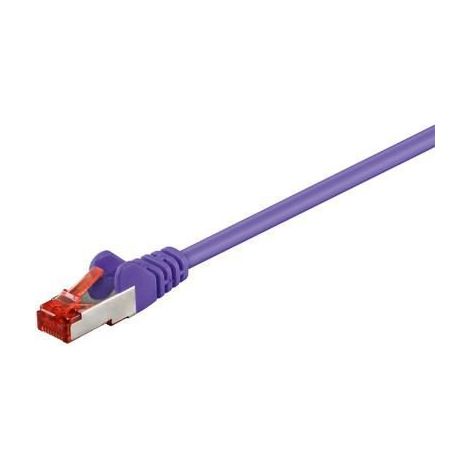 MicroConnect S/FTP CAT6 0,15 m viola lszh PiMF (coppie in lamina metallica) 4x2xAWG 28, CU, SSTP60015P
