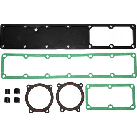 Suppression de la Grille Chauffante, Plaque de Suppression de la Grille Chauffante avec Kit de Joints en Aluminium Billette Compatible avec Cummins 6.7L. (1/5)
