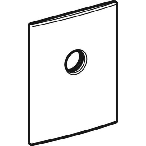 Geberit Abdeckplatte aus Edelstahl, für UP-Geruchsverschluss für Waschtisch, 240.919.00.1 (1/3)
