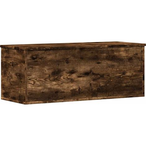 Maison Exclusive - Caja de almacenaje madera ingeniería roble ahu
