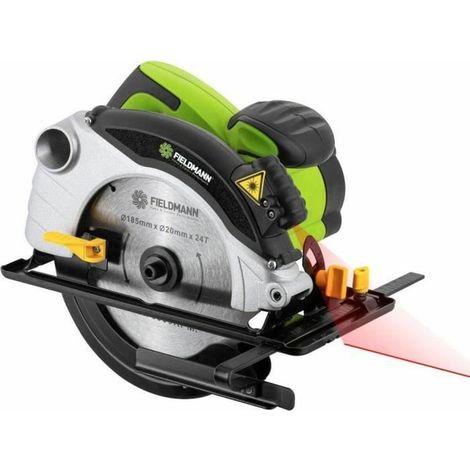 Fieldmann FDK 201302-E Handkreissäge 1300W Schwarz Grün Grau