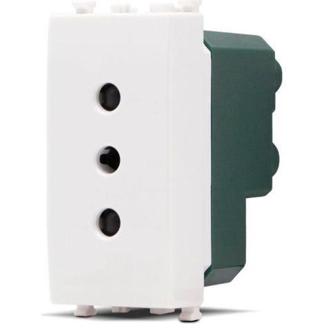 MAPAM PRESA 10A GEM BIANCO compatibile VIMAR PLANA - F619BI