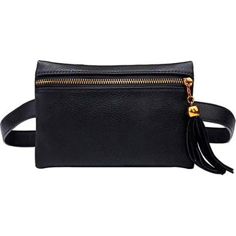 Mini sac ceinture pour femme (noir) (1/3)