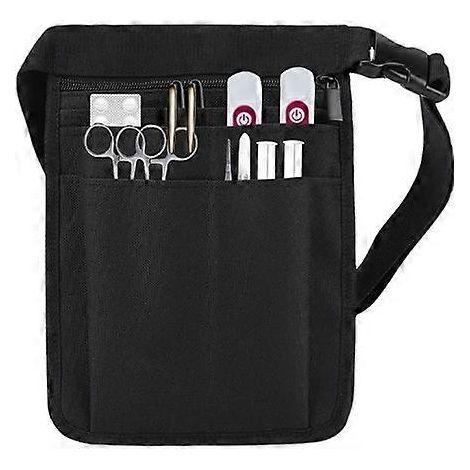 Sac banane infirmière ajustable, sacoche de ceinture infirmière, pochette utilitaire 25 x 18,5 cm (1/5)