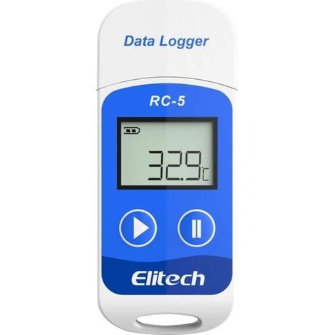Enregistreur de Données de Température - ELITECH - RC-5 - USB - Plage -30 à 70℃ - Précision ±0,5℃