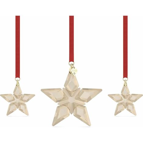 Stella di Natale Swarovski 5649780 Grigio Resina 10 cm