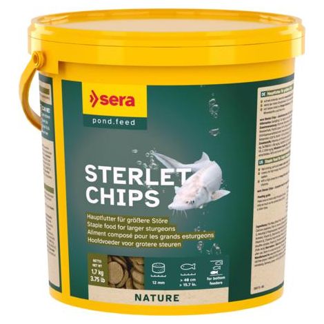Sera Sterlet Chips - Alimento Principal para Esturiones Grandes