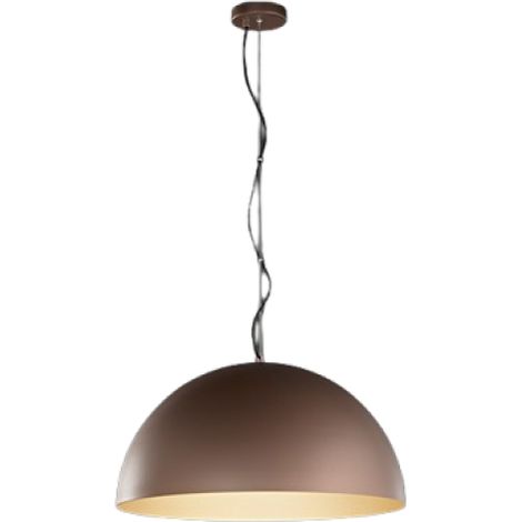 Suspension En Métal 10S48562 Marron Métallisé Et Or Mat, Structure En Acier, Plafonnier Au Design Moderne - Perenz, Luminaire Élégant De Qualité