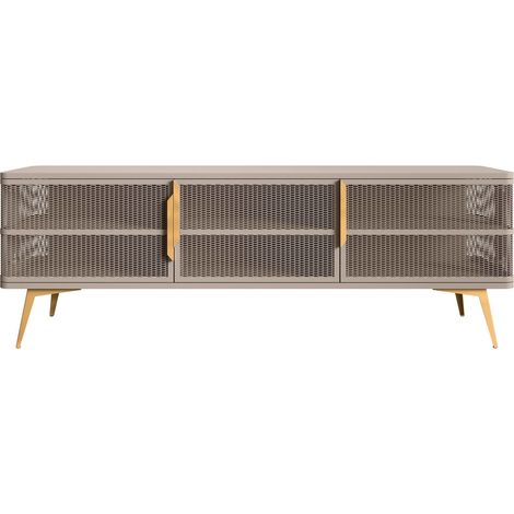 Mueble TV Camfelo 102, Cachemira, Número de puertas: 0, Número de cajones: 0, 180x60x40cm (1/5)