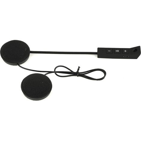 Une paire d'écouteurs Bluetooth pour casques de moto, permettant les appels mains libres. (1/5)