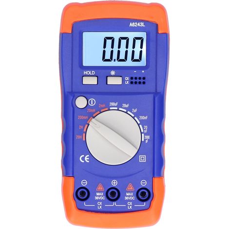 Testeur de capacité A6243L : multifonctionnel, haute précision, faible consommation d'énergie, inductancemètre numérique intelligent A6243L (1/5)