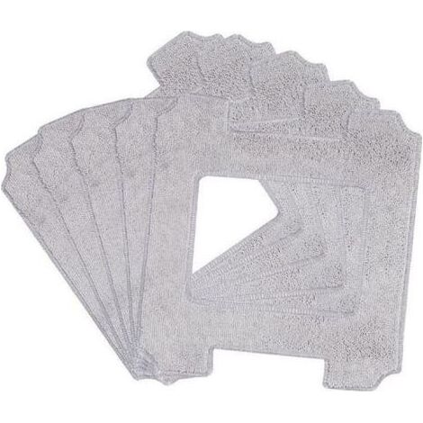 Lot de 6 tampons de nettoyage,Chiffon de nettoyage en microfibre lavable,pour robots de nettoyage de vitres Ecovacs Winbot W1 / W1 Pro / W2 / W2 Omni - Pour robot nettoyeur de vitre (1/5)