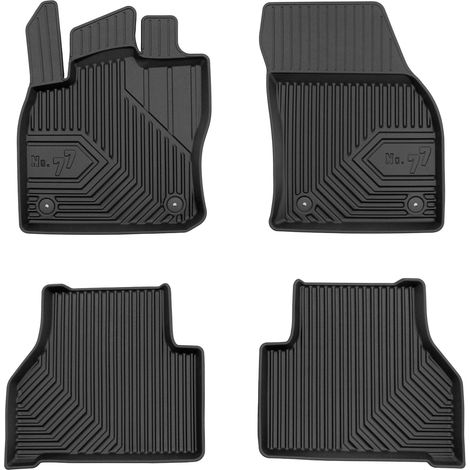 Tapis de Sol de Voiture pour VW Caddy IV 2020-2025 TPE Antidérapant Noir 4Pcs (1/5)