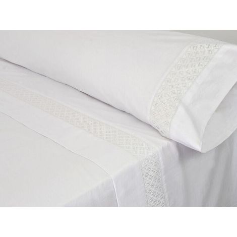 Pierre Cardin Elisa Jeu de draps blanc 3 pièces