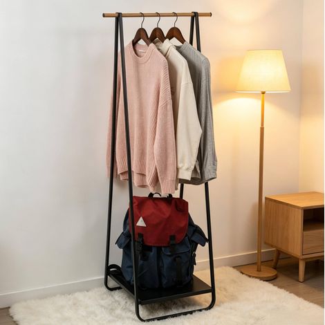 Moderne Kleidungshalter,Schlafzimmer Kleidungshalter,Flur Kleidungshalter(nur mit Kleidungshalter) (1/3)