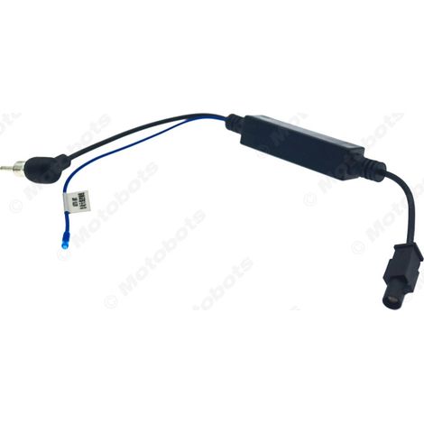 Lossless, no-cut wire adapter cable for Volkswagen and Audi Fakra single-head FM radio antennas with amplifiers (1/4)