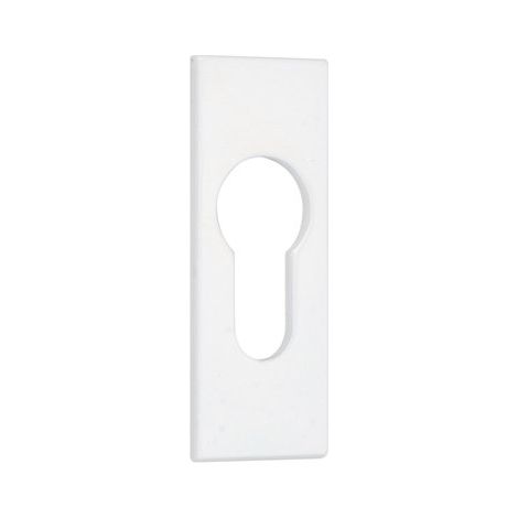 Rosace rectangulaire adhésive blanche - Clé I - Argenta (1/5)