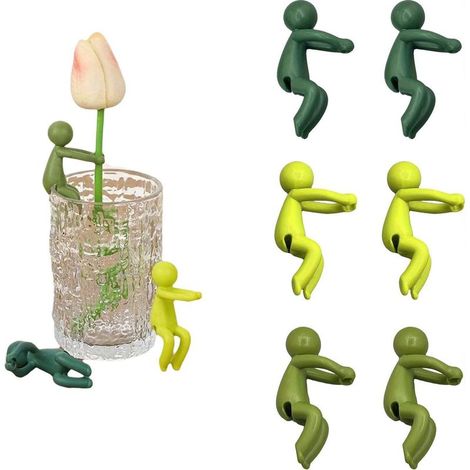 Set mit 6 niedlichen kleinen Pflanzenvermehrungsstützen, Vermehrungsstation für Sämlinge, Stängel und Triebe (1/5)
