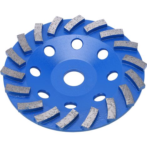Meule Boisseau Diamant 18 Dents Bleu 150mm pour Ponçage Béton Pierre Ciment (1/5)
