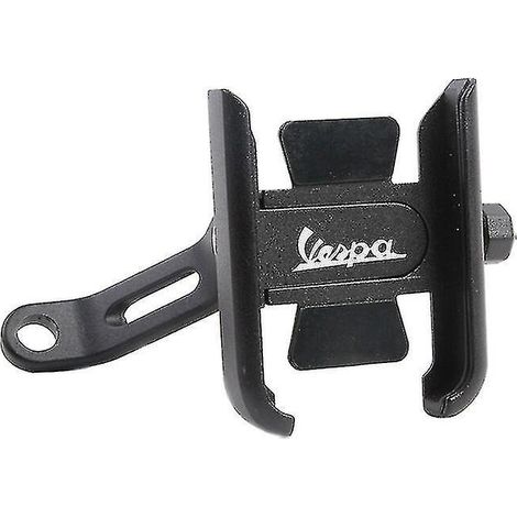 Lenkerhalterung für Mobiltelefon/GPS, kompatibel mit Vespa GTS 125/250/300, Granturismo 125/200/S125/S150 – Motorradzubehör – Schwarzer Rückspiegel (1/4)