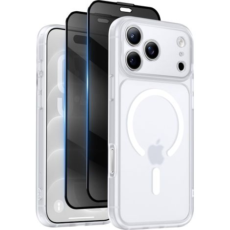 Coque pour iPhone 18 Pro Max avec Verre Trempé Anti-Espion (1/5)