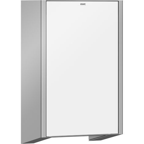 KWC AR Händetrockner, EXOS, IR, Edelstahl,  200x325x120 mm, Front ESG weiß, 230 VAC