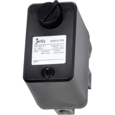 Jetly – Contacteur manométrique XMP 6/PM – Pressostat pour pression jusqu'à 10 bars – Utilisation en milieu industriel – Réglage précis de la pression
