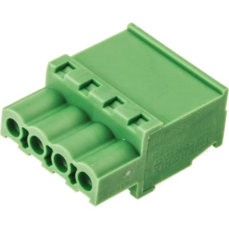 Bornier enfichable Phoenix Contact 4 contacts 1 rangée(s) pas de 5.08mm Combicon