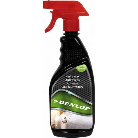 DUNLOP Hydro Wax Cire Auto 500ml – Protection & Brillance Longue Durée, Application Facile, Entretien Quotidien Carrosserie